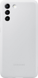 Silicone Cover для Samsung S21+ (серый)